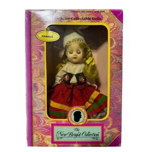 The New Bright Collection Bookcase Collectible France Doll